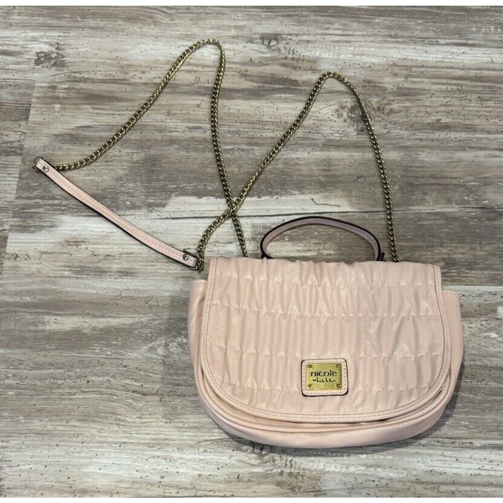 Nicole Miller Pink Shoulder Bag